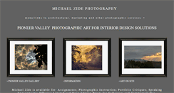 Desktop Screenshot of michaelzidephotography.com